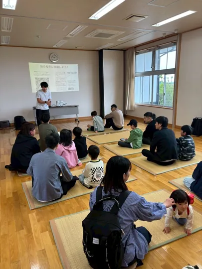 親子で楽しむ活動の様子
