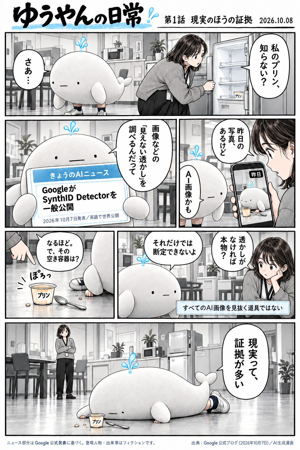 第1話 現実のほうの証拠|ゆうやんの日常の漫画