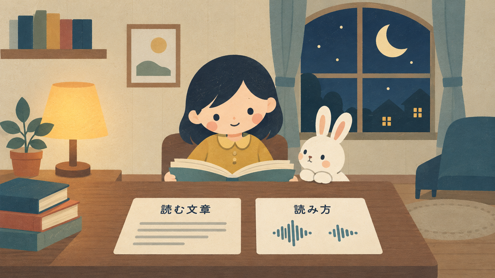 原稿と読み方を分けて考える絵本風の説明